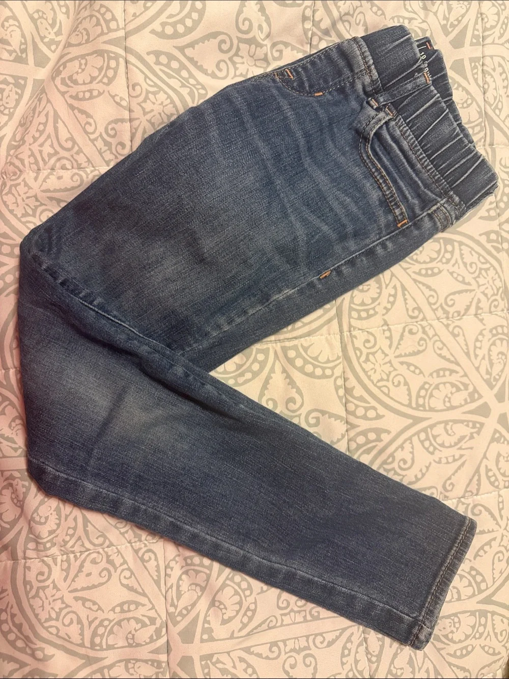 GAP Kids Dark Blue Stretch Jeans with Elastic Waist